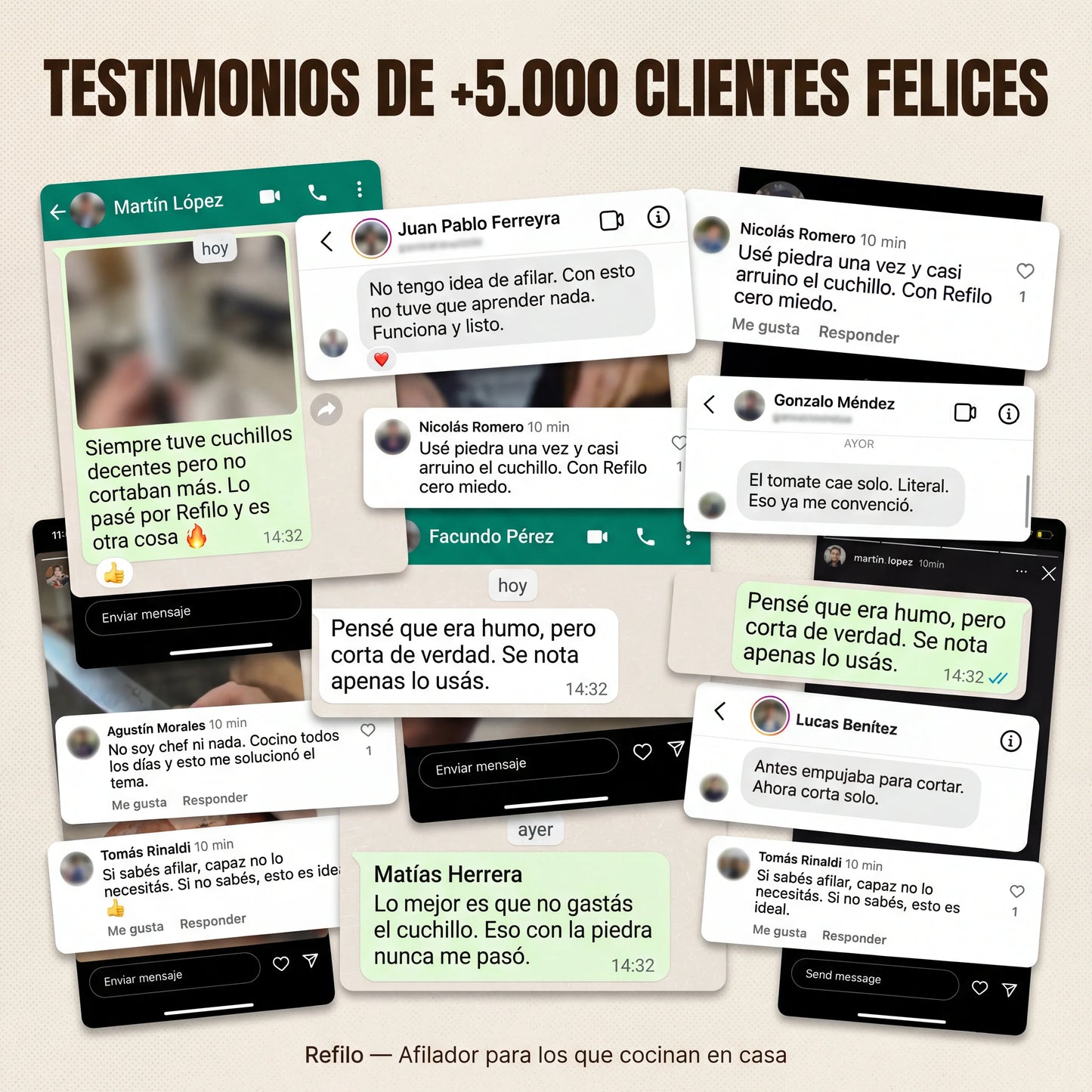 REFILO® - Afilador de cuchillos